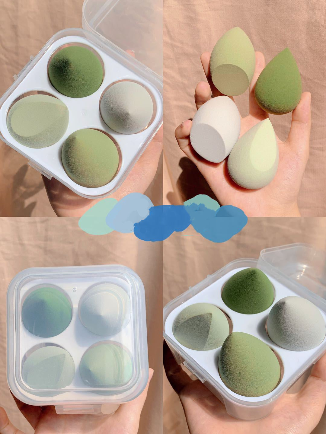 Makeup Sponge Storage Box – Compact &amp; Hygienic