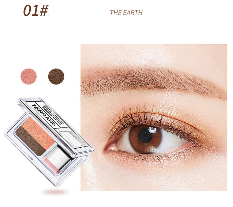 Palette Fard à Paupières Double Couleur LAIKOU – Waterproof &amp; Ultra Brillance