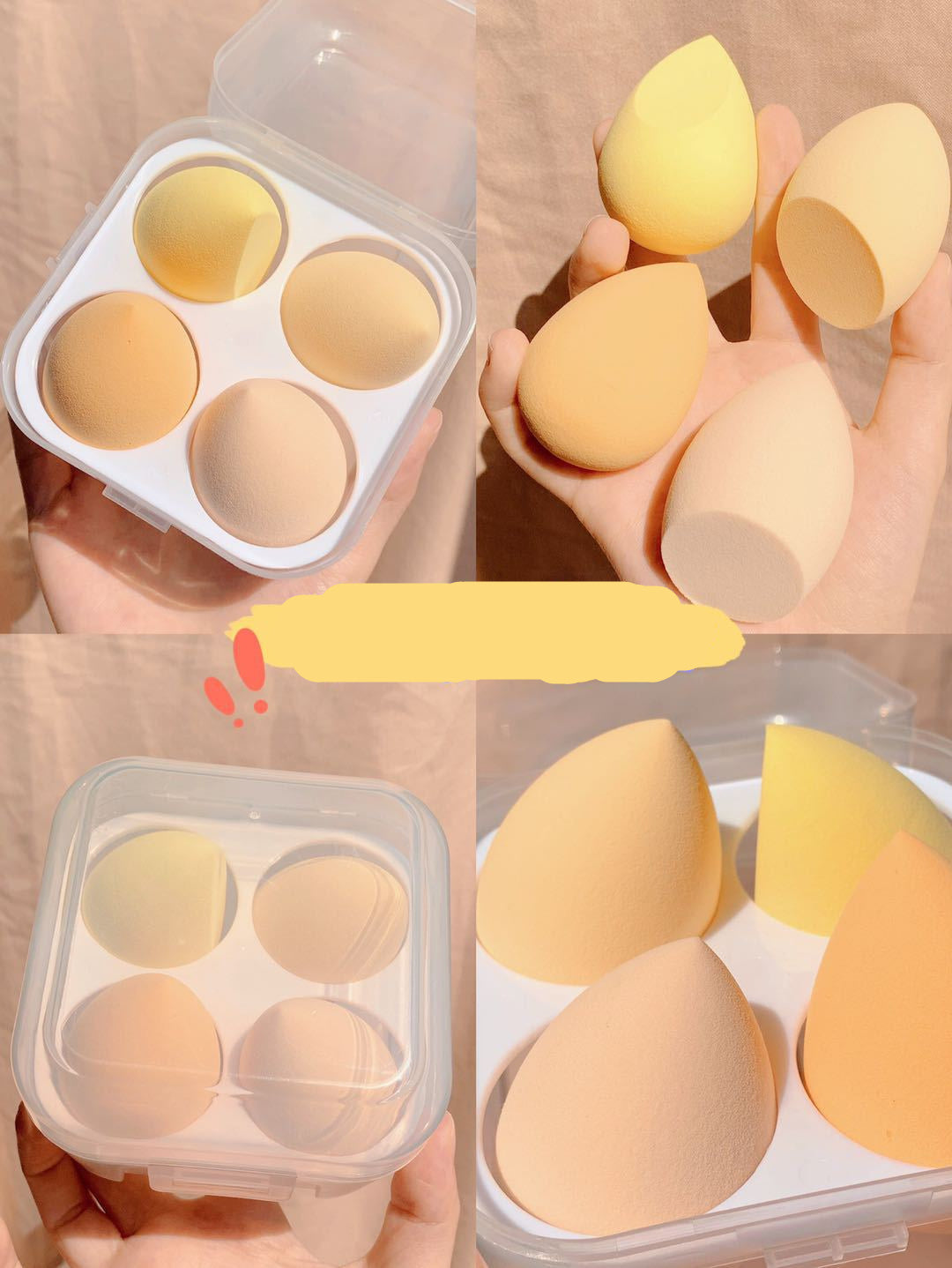 Makeup Sponge Storage Box – Compact &amp; Hygienic