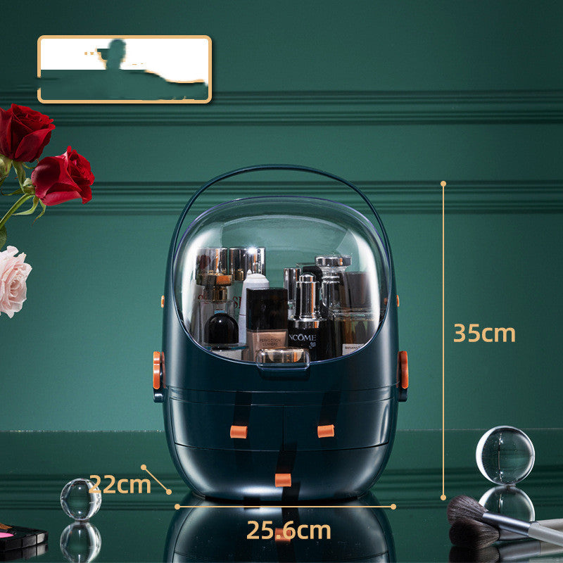 Boîte de Rangement Cosmétique 35L Grande Capacité – Organisateur Compartimenté pour Maquillage &amp; Accessoires