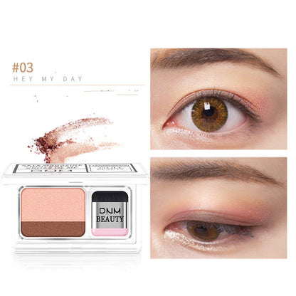 Palette Fard à Paupières Double Couleur LAIKOU – Waterproof &amp; Ultra Brillance