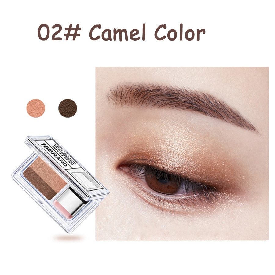Palette Fard à Paupières Double Couleur LAIKOU – Waterproof &amp; Ultra Brillance