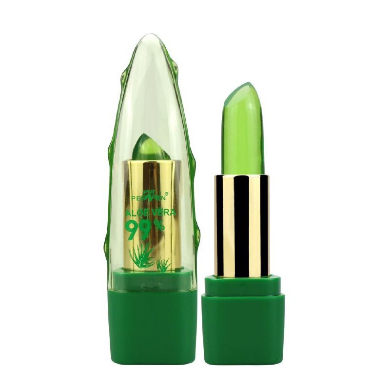 Aloe Vera Gel Color Changing Lipstick Gloss Moisturizer Anti-drying Fine Line Reduction Lip Balm Care