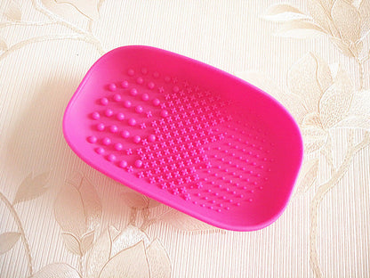 Boîte 2-en-1 de Nettoyage &amp; Séchage pour Pinceaux de Maquillage – Organisateur Anti-Poussière 12 Emplacements