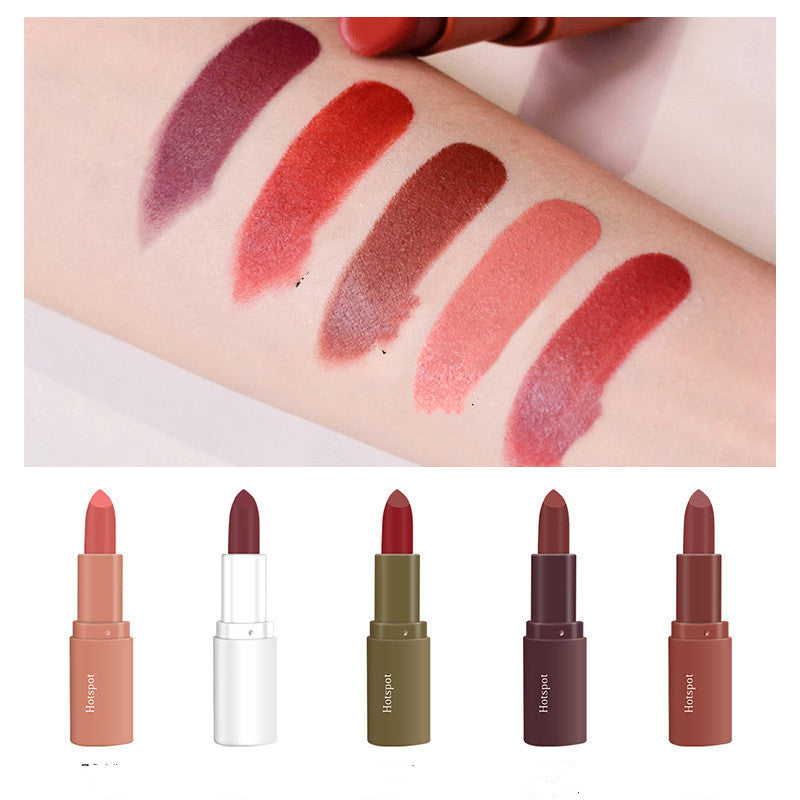 5-Piece Lipstick Set – Long-Lasting Color, Non-Fading