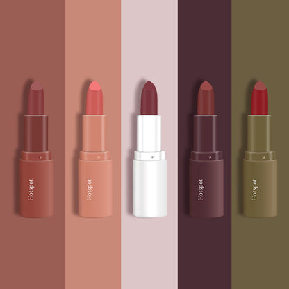 5-Piece Lipstick Set – Long-Lasting Color, Non-Fading