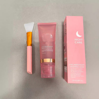 Masque de Nuit Hydratant à la Collagène – Réparez et Rafraîchissez Votre Peau Pendant Votre Sommeil