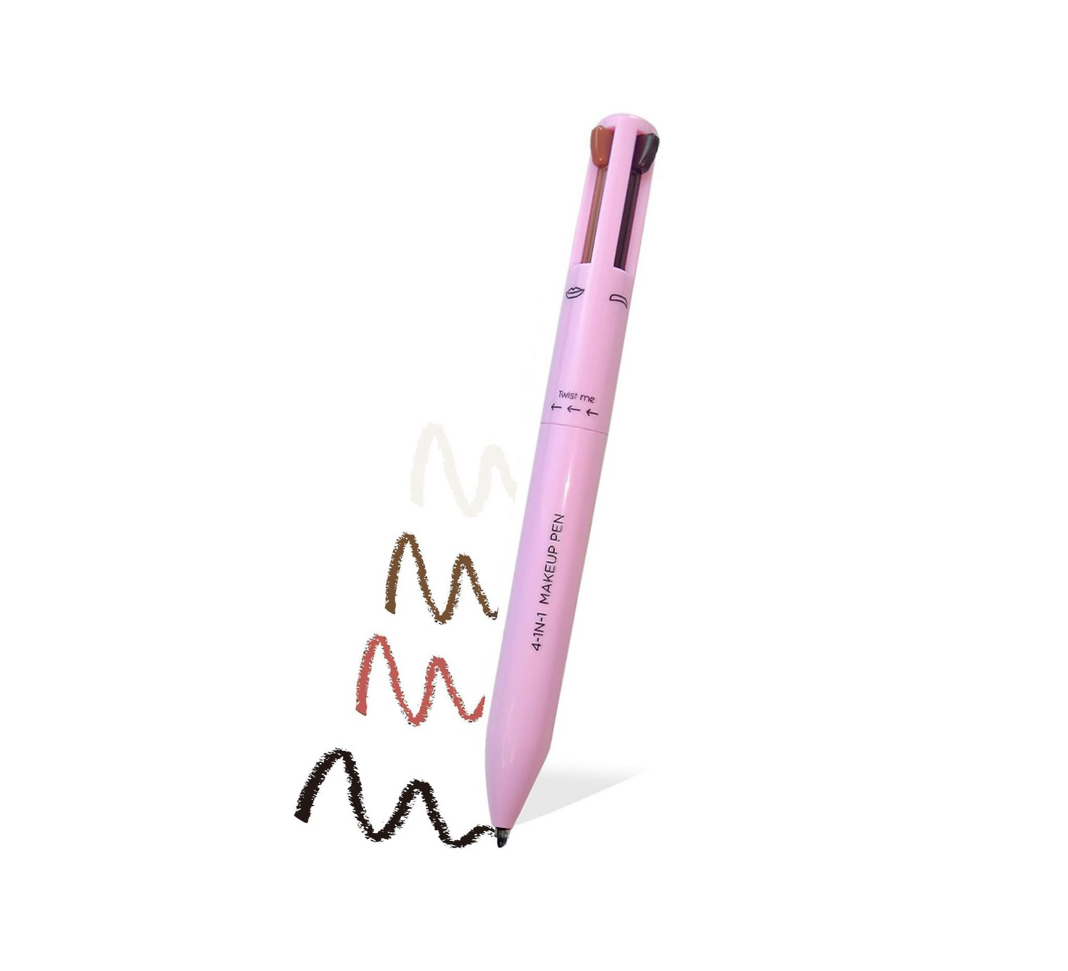 4-in-1 Multicolour Waterproof Eyeliner – Intense Long-Lasting Look