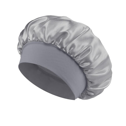 Soft Satin Bonnet for Women – Wide Brim &amp; Gentle Elastic | Hair Protection Night