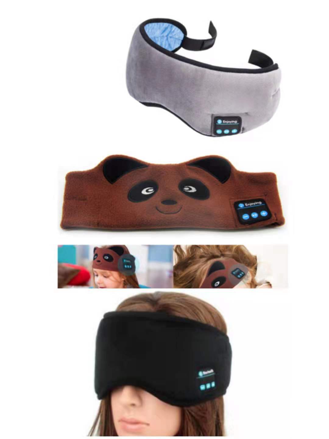 Bluetooth Sleep Mask with wireless music playback