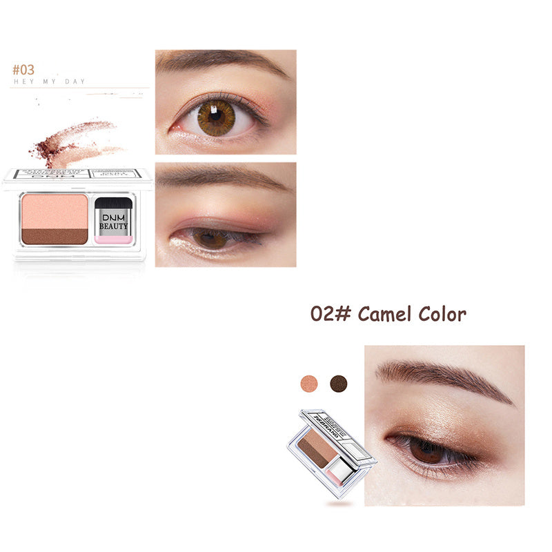 Palette Fard à Paupières Double Couleur LAIKOU – Waterproof &amp; Ultra Brillance