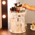 Étagère rotative de rangement cosmétique pour maquillage et soins de la peau