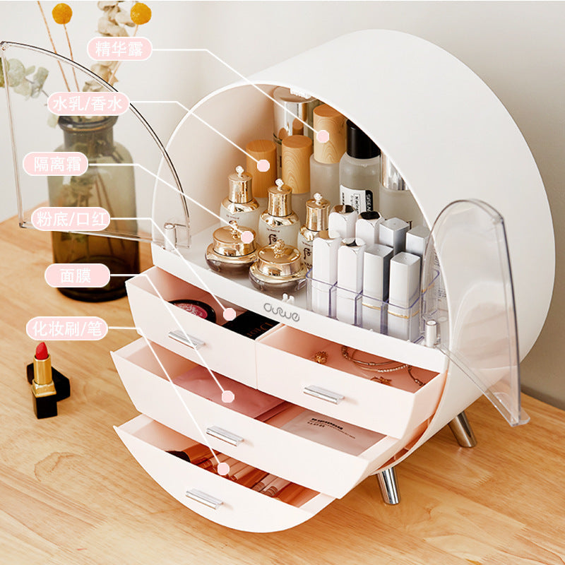 Organisateur multicouche pour rangement maquillage et accessoires